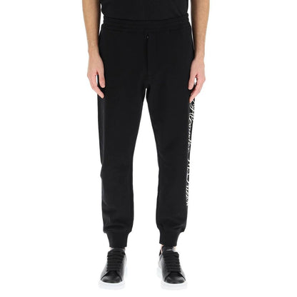 Black Cotton Joggers (Workout Pants)