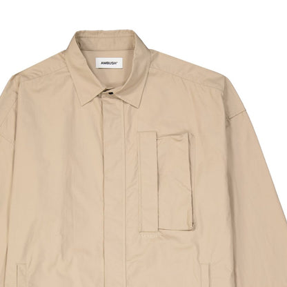 Beige Cotton Coat
