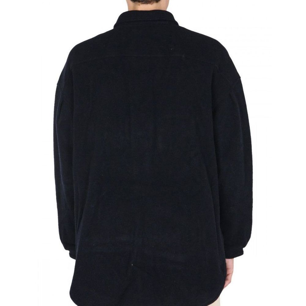 Blue Marabou Coat