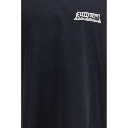 Black Cotton T-Shirt