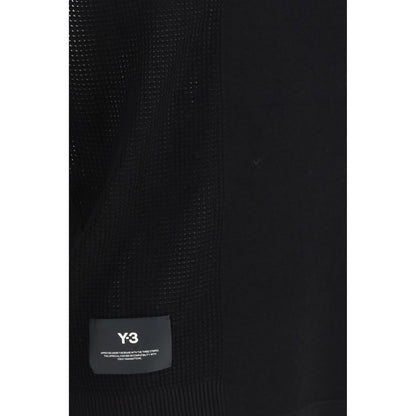 Black Cotton Sleeveles Sweater