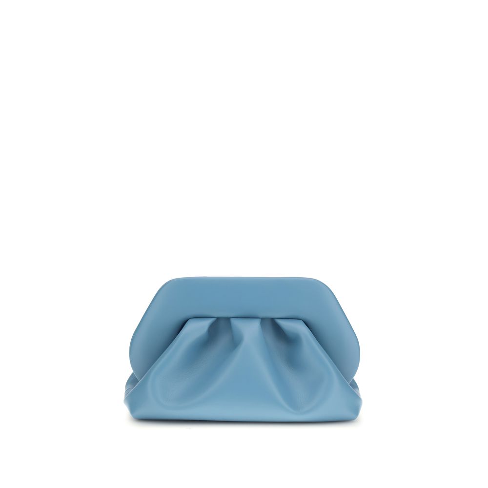 Blue Other Fibres Clutch Bag