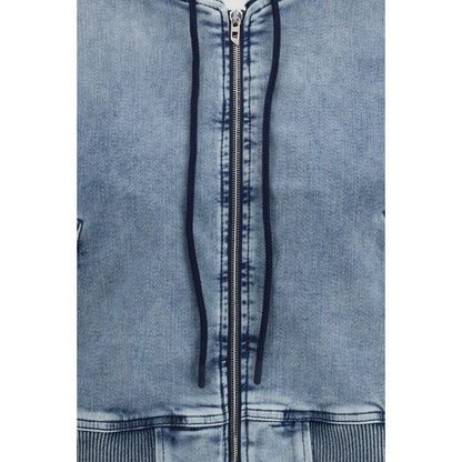 Blue Cotton Sweatshirt