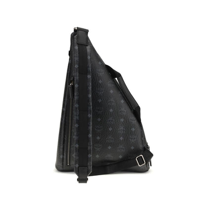 Black Fabric Shoulder Bag