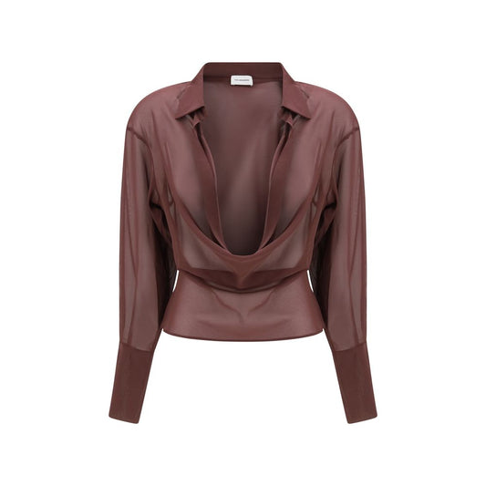 Purple Silk Blouse