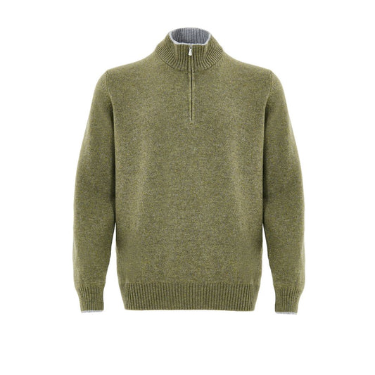 Green Wool Turtleneck