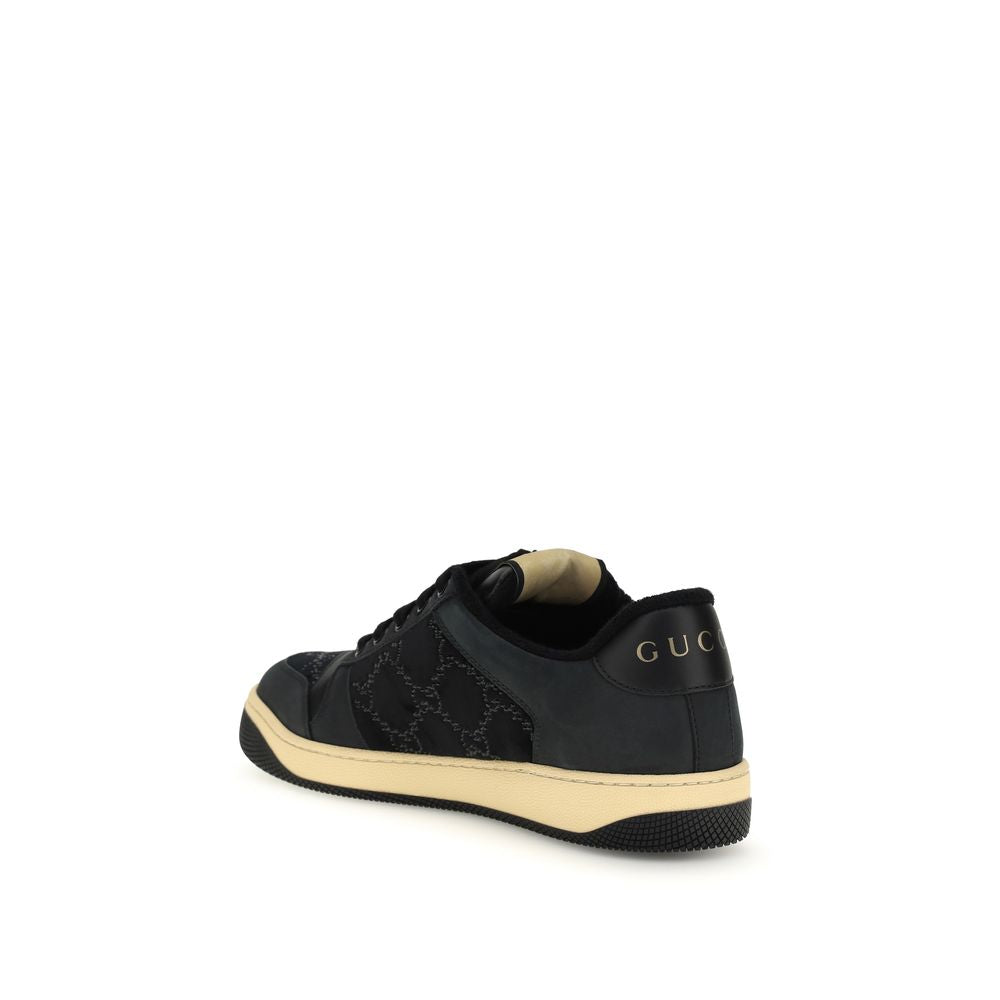 Blue Cotton Low Top Sneakers