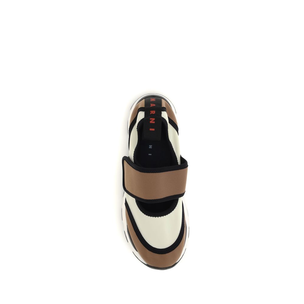 Multicolor Polyamide Athletic Sneakers