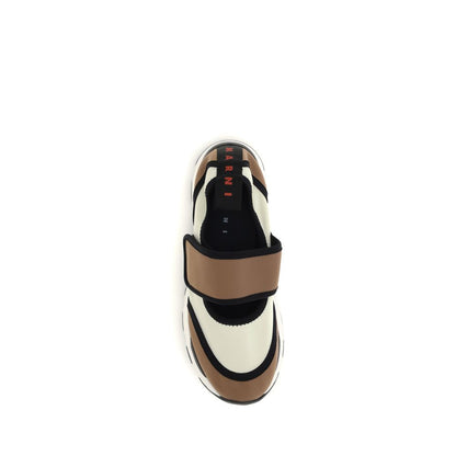 Multicolor Polyamide Athletic Sneakers