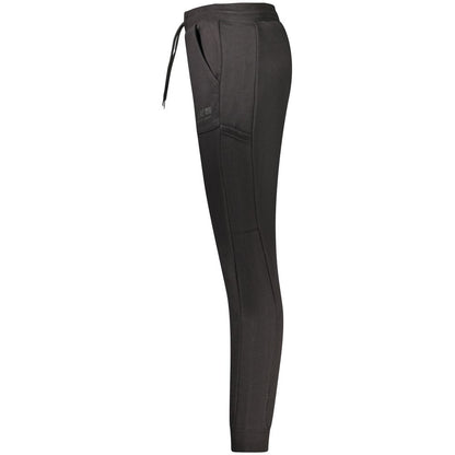 Black Cotton Men's Track Pant