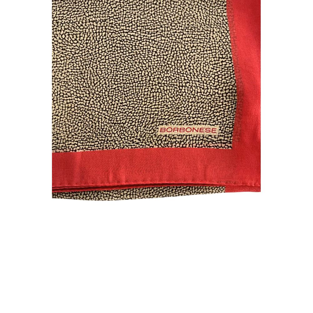 Red Silk Women Scarf