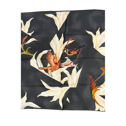 Beige Silk Women Scarf