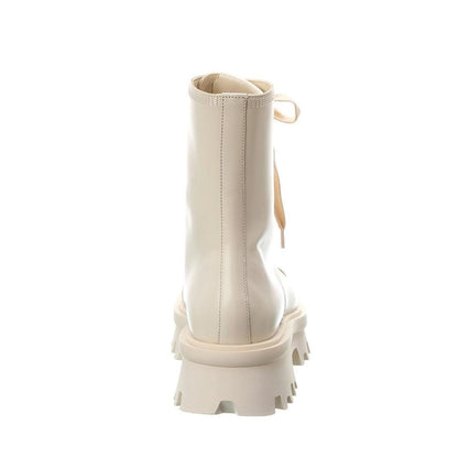White Calfskin Boots