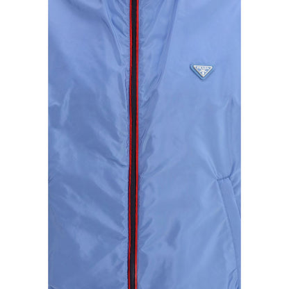 Blue Recycled Polyamide Shell Jacket