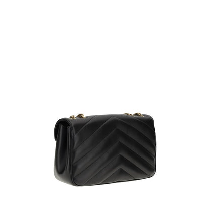 Black Calf Leather Bos Taurus Shoulder Bag
