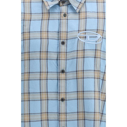 Blue Cotton Shirt