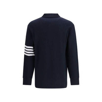 Blue Cotton Polo Shirt