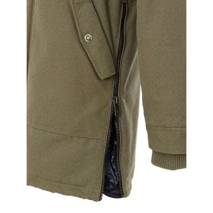 Green Cotton Parka