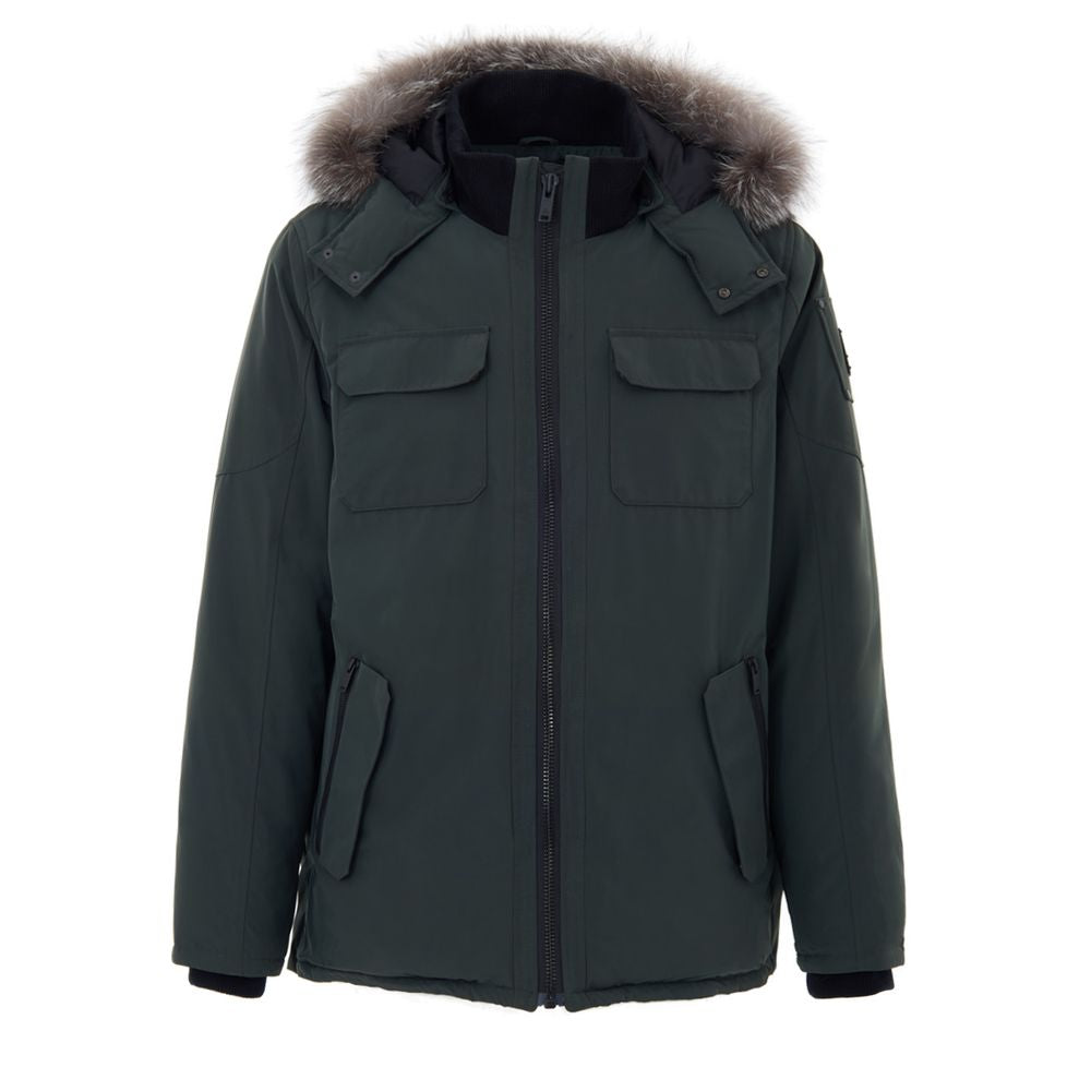 Green Nylon Parka