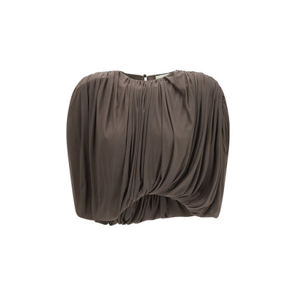Brown Copper Sleeveles T-Shirt
