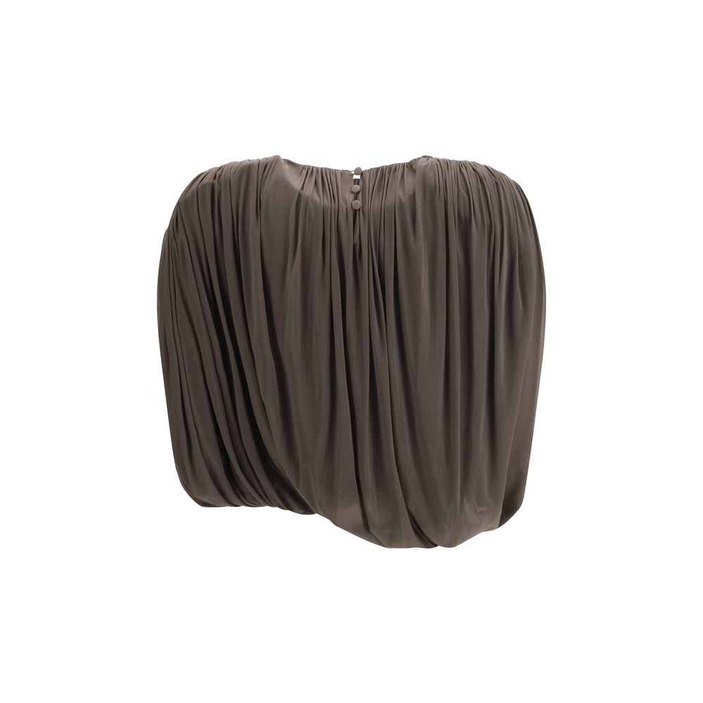 Brown Copper Sleeveles T-Shirt