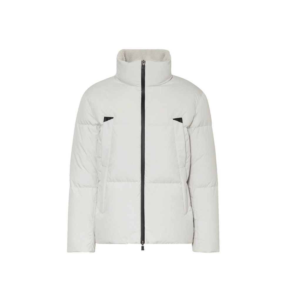 Gray Polyester Coat
