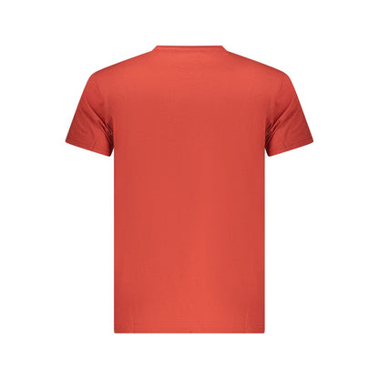 Red Cotton Men Shirt