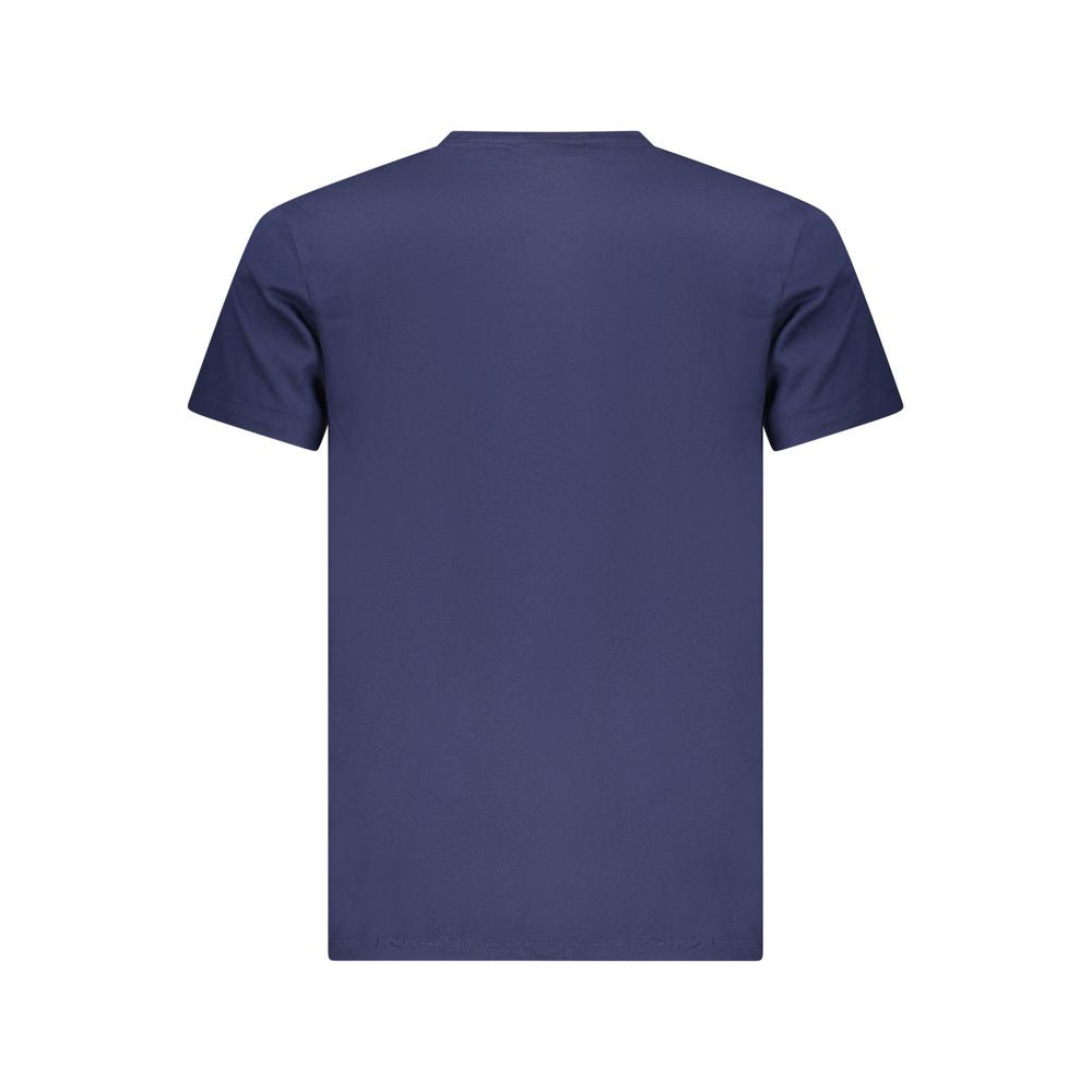 Blu Cotton Men T-Shirt