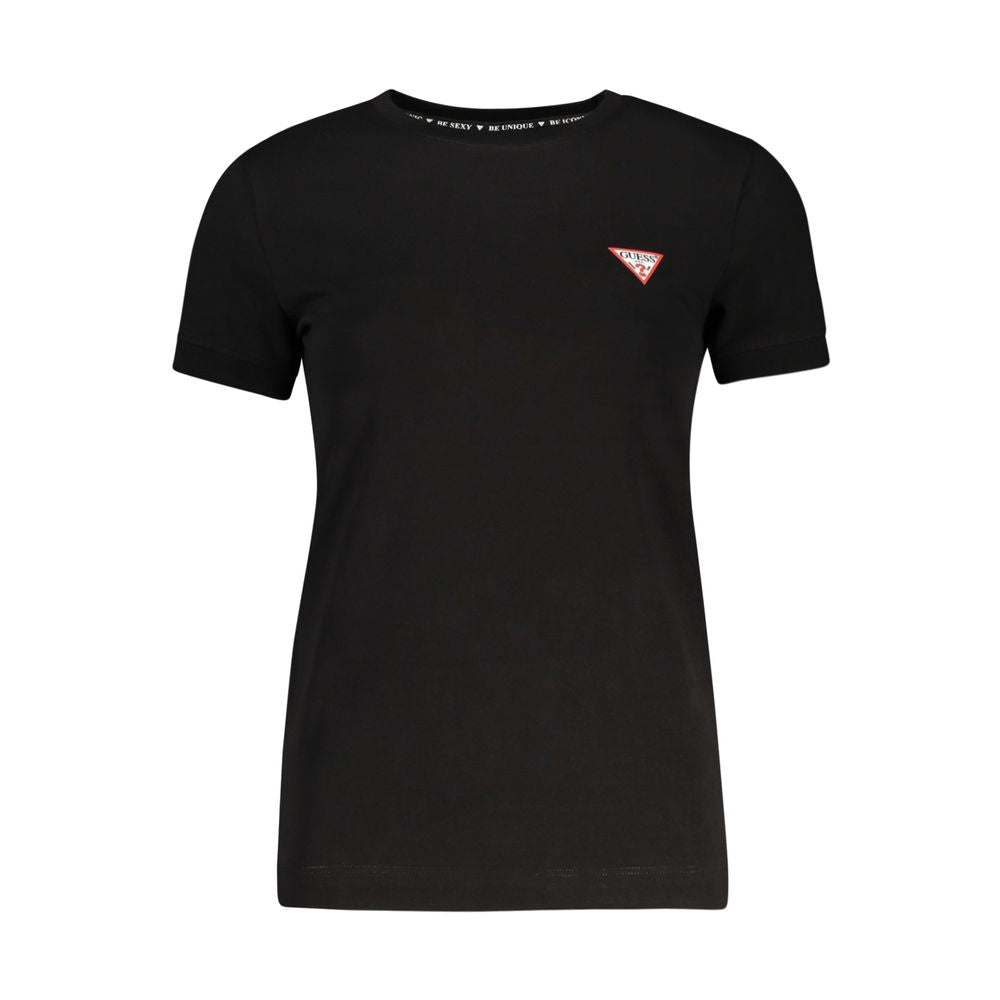 Black Organic Cotton Women T-Shirt