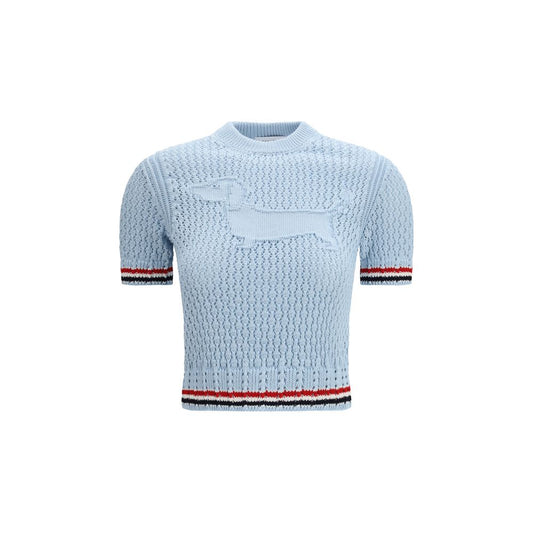 Blue Cotton T-Shirt