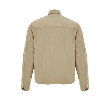 Beige Polyester Coat