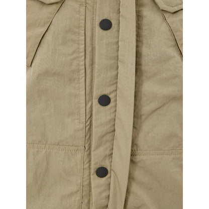 Beige Polyester Coat