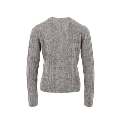 Gray Wool Cardigan