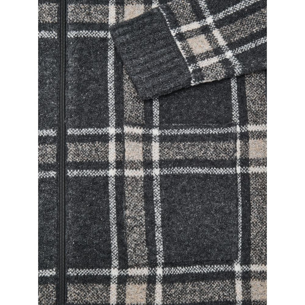 Gray Wool Robe