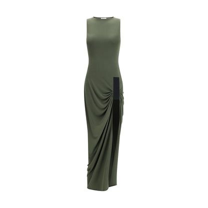 Bicolor Polyester Casual Dress