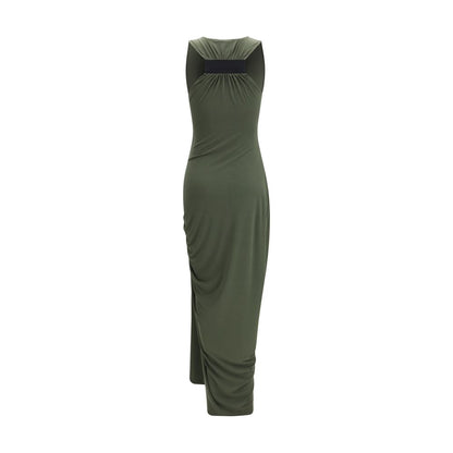 Bicolor Polyester Casual Dress