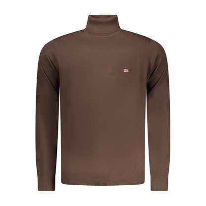 Marrone Poliammide Men Sweater