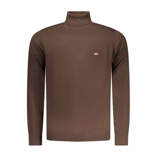 Marrone Poliammide Men Sweater