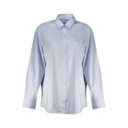 Azzurro Cotton Women Shirt