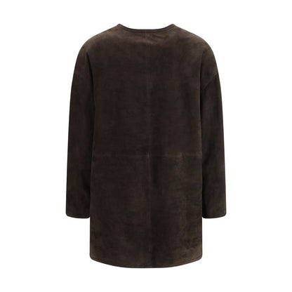 Brown Goatskin Coat