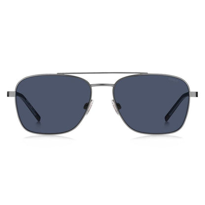 Gray Metal Sunglasses