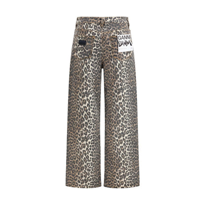 Multicolor Cotton Relaxed Fit Jeans
