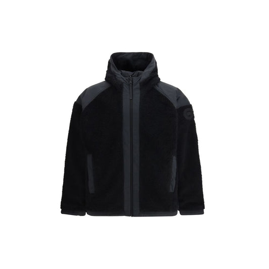 Black Wool Bomber