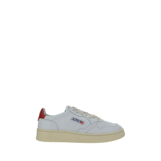 White Calf Leather Bos Taurus Low Top Sneakers