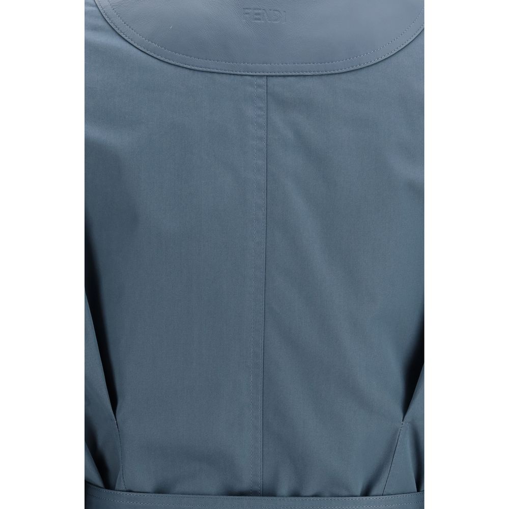 Blue Cotton Coat