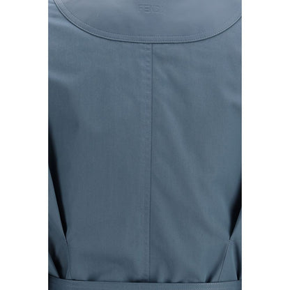 Blue Cotton Coat