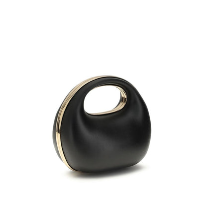 Black Calf Leather Bos Taurus Handbag