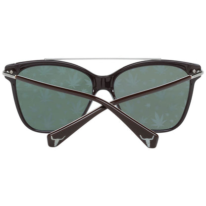 Brown Metal & Plastic Sunglasses