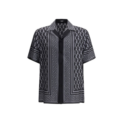 Gray Silk Pattern Shirt
