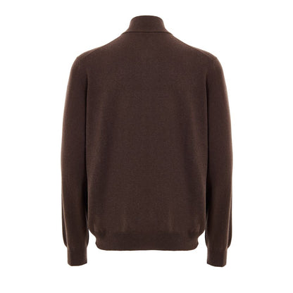 Brown Wool Cardigan